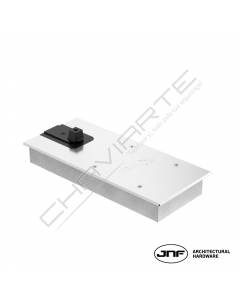 Mola de pavimento JNF 21.2265, para portas de batente ou vai-vém, inox satinado