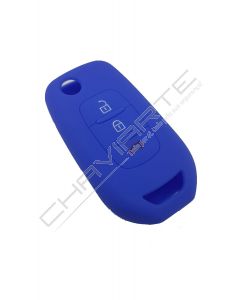 Capa Silicone Renault Três Botões Azul