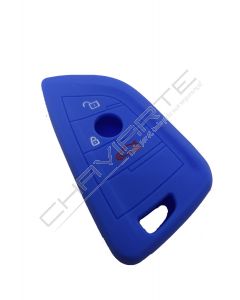 Capa silicone BMW, três botões, azul