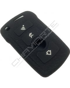 Capa silicone BMW, três botões, negro