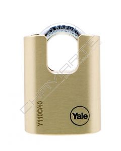 Aloquete Yale 40mm latão arco protegido