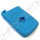 Capa silicone BMW, três botões, azul bébé