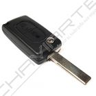 Caixa Para Comando Peugeot Flip 2 Botões Pilha na Placa