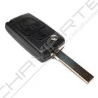 Caixa Para Comando Peugeot Flip 4 Botões Pilha na Placa