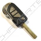 Caixa Para Comando Peugeot Flip 3 Botões (Mala)