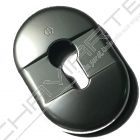 Espelho oval interior Dierre, para cilindro de perfil europeu, cromado