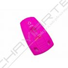 Capa silicone BMW, três botões, rosa
