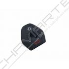 Capa silicone BMW, três botões, negra