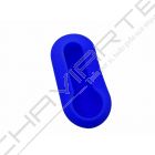 Capa silicone Fiat, flip três botões, azul