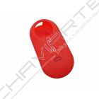 Capa silicone Fiat, flip três botões, vermelho