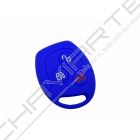 Capa silicone Ford, três botões, azul