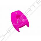 Capa silicone Mercedes, três botões, rosa