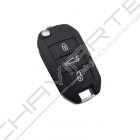 Caixa Para Comando Peugeot Flip 3 Botões (Mala)