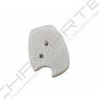 Capa silicone Renault, dois botões, branco