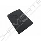 Capa silicone Renault, quatro botões, negra