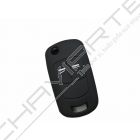 Capa silicone Opel, flip dois botões, negra