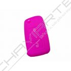 Capa silicone Volkswagen, dois botões, rosa