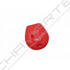 Capa silicone Volkswagen, dois botões, vermelho