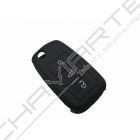 Capa silicone Volkswagen, três botões, negra