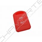 Capa silicone Opel, dois botões, vermelho
