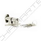 Cilindro Tesa TK6 de botão 30x30mm niquelado