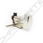 Cilindro Tesa TE5 30x10mm niquelado com botão