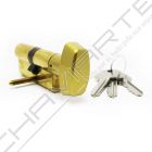Cilindro Tesa TE5 30x40mm latonado com botão