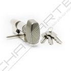 Cilindro Tesa TE5 30x40mm niquelado com botão