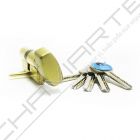 Cilindro Tesa T60 de botão 50x40mm latonado