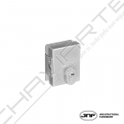 Fechadura JNF IN.81.130 para portas de vidro c/cilindro chave de pontos