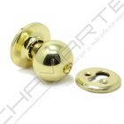 Puxador redondo Tesa 3934, rotativo, dourado