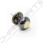 Puxador redondo Pajá 581/60, fixo, em bronze