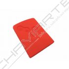 Capa silicone Renault, quatro botões, vermelho