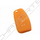 Capa silicone Ford, flip três botões, laranja