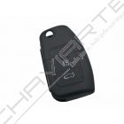 Capa silicone Ford, flip três botões, negra
