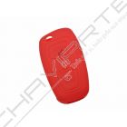 Capa silicone Ford, três botões, vermelho
