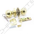 Puxador de bola Tesa 290060, com patilha e chave, dourado