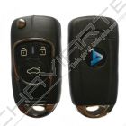 Comando KD 3 Botões Tipo Opel Flip