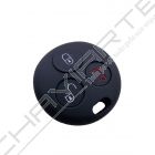 Capa silicone Smart, três botões (antiga), negra
