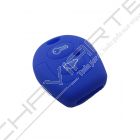 Capa silicone Volkswagen, dois botões, azul