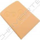 Capa silicone Renault, quatro botões, laranja