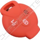 Capa Silicone Smart Três Botões Vermelha
