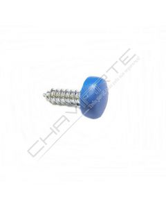 Tampas de parafusos para matrículas azul