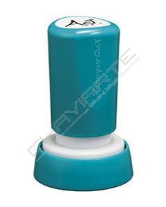 CARIMBO QUIX Q34 REDONDO 20MM PRETO