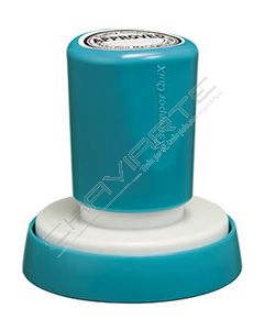 CARIMBO QUIX Q53 REDONDO 38MM PRETO