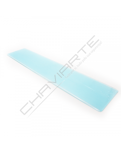CHAPA ACRILICA CORSINAIS RETANGULAR BRANCA SEM FRISO